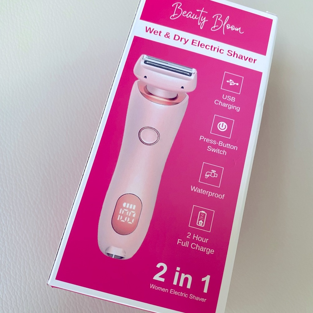 Beauty Bloom Pink Electric Shaver